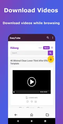 EasyTube - Video Player & Music Downloader android App screenshot 0